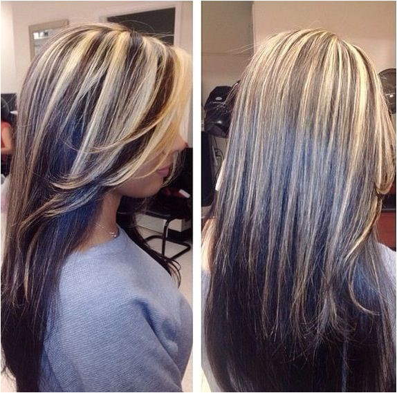 Blonde highlights