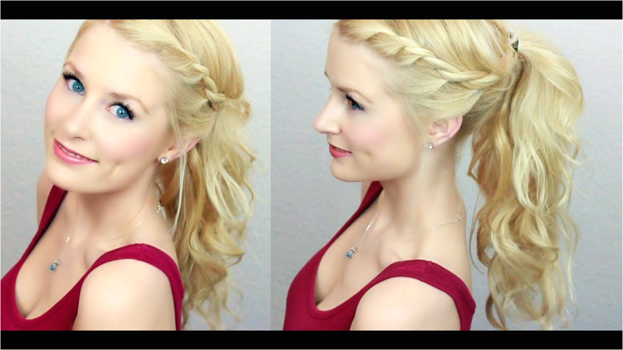 Cute & Easy Twisted Ponytail Much Requested