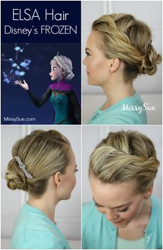 Elsa Frozen Hair Tutorial
