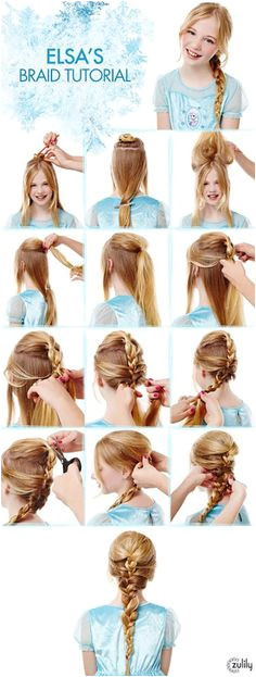 Girls hairstyle for school Easy 25 Creative Hairstyle Ideas For Little Girls Frozen HairstylesBraided HairstylesPretty