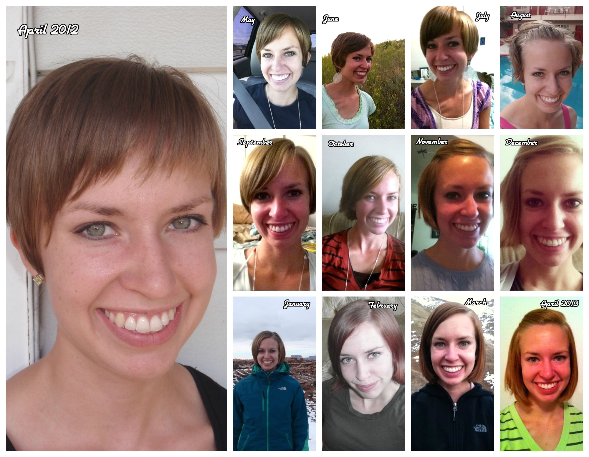 Growing out Pixie haircut timeline
