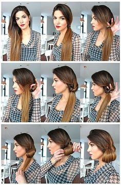 Quick N Easy Side Hairstyles Pretty Hairstyles Hairstyle Ideas Latest Hairstyles 1950s