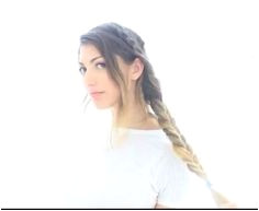 Rclbeauty101 take two random braids and braid them into a fishtail Really cute Heatless Hairstyles