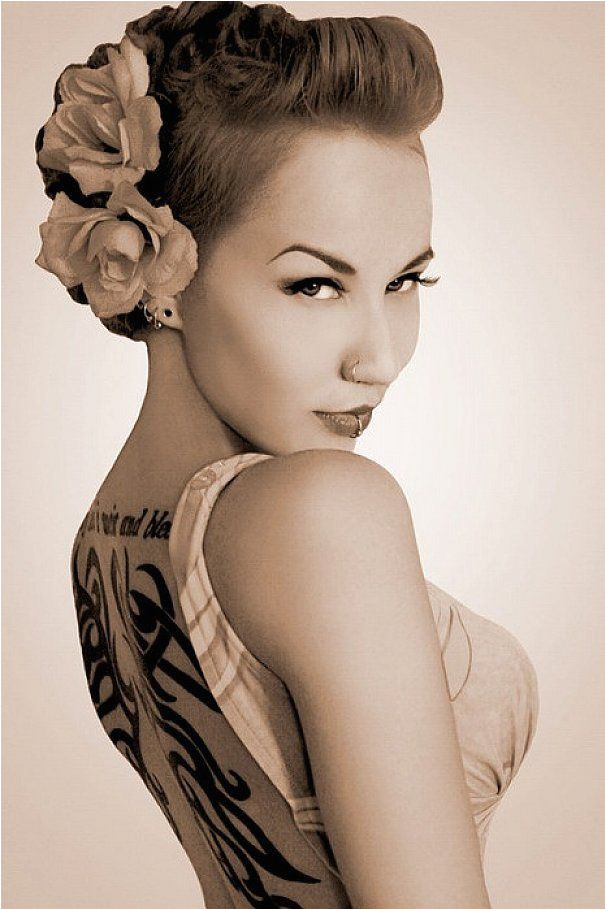 rockabilly hairstyles for short hair Google Search