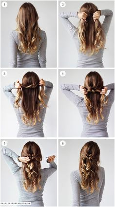 Weekly hairstyle tie a knot Christina Dueholm Easy Prom HairstylesStep By Step HairstylesSimple