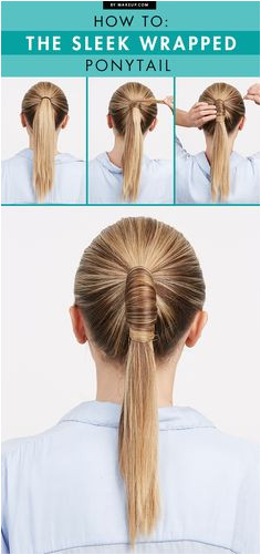 How To The Sleek Wrapped Ponytail
