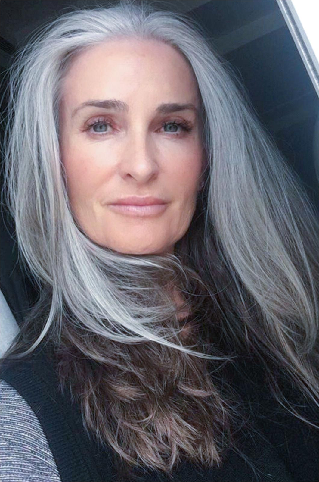 Salt and pepper gray hair Grey hair Silver hair White hair don t care No dye Dye free Natural highlights Aging and going gray gracefully Cute