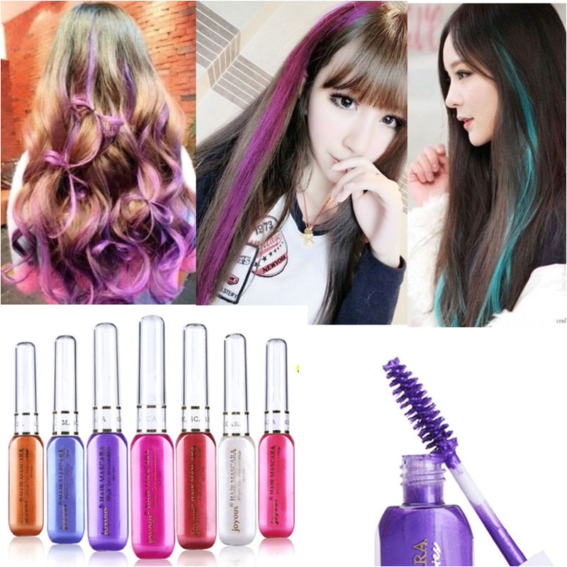 Sementara rambut warna warni maskara tidak beracun campuran rambut Warna Dye Highlights Salon M