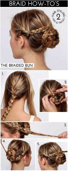 Braid on the sides Braided bun a fun hair style for a special event party or holiday The Braided Bun hair tutorial