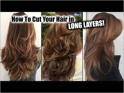 HOW I CUT MY HAIR AT HOME IN LONG LAYERS â Long Layered Haircut DIY at Home âUpdated