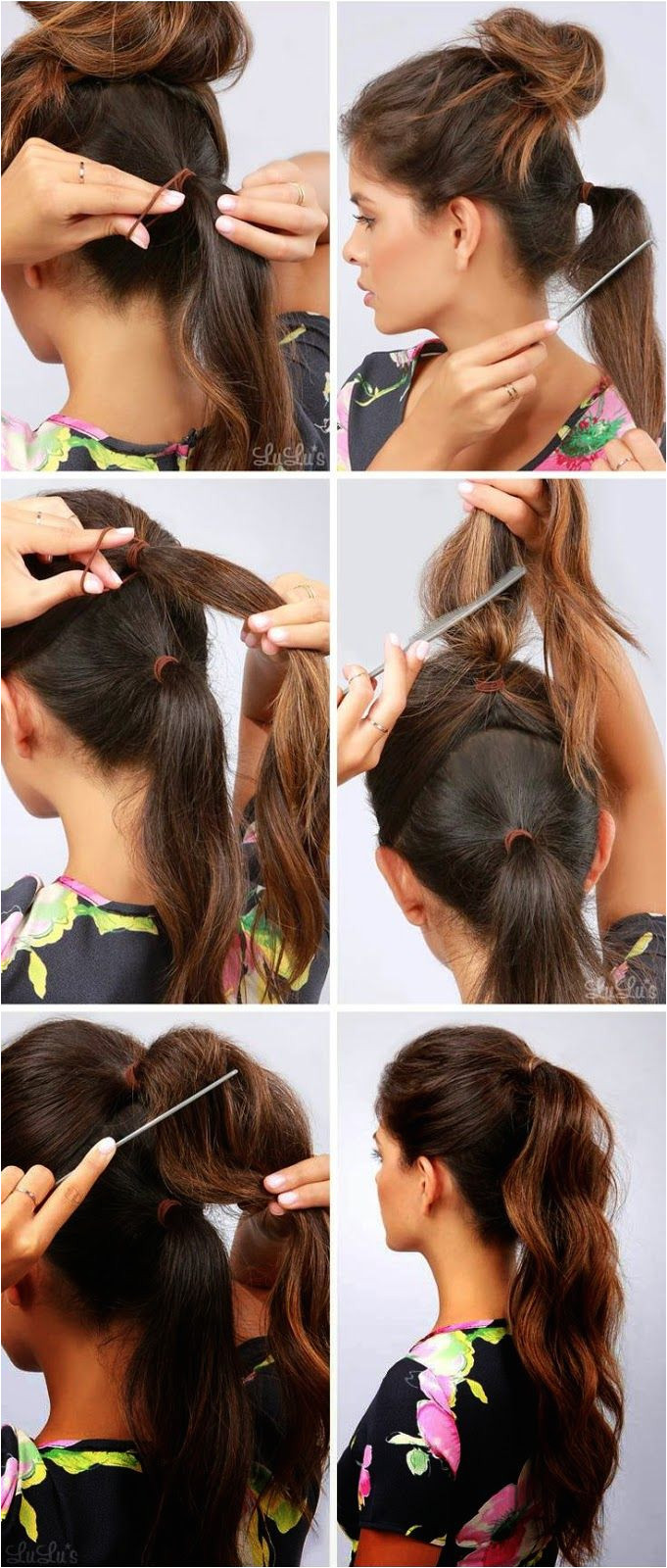 How To Longer & Thicker Ponytail Belleza Diy Bun Hairstyles Pageant Hairstyles