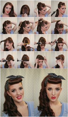 Crazy Retro Hairstyle Tutorials Fashion Diva Design girl hair styles This is so fantastic and cute