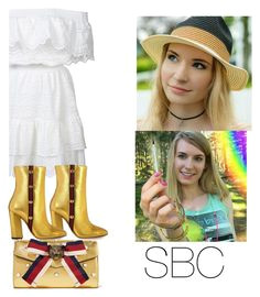 "Sarabeautycorner YOUTUBE" by elizabethmorrin â¤ liked on Polyvore featuring LoveShackFancy and Gucci Gucci