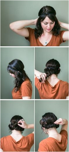 Easy Hairstyles for Long Hair Step by Step Simple Updo Tutorial Easy Updo Cute