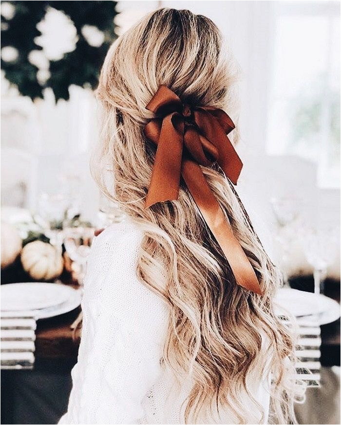 Hair Inspiration Hair Inspo Hair Bow Ribbon Hair Cute Hairstyles Down