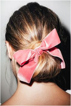 Festive Hairstyles with Velvet Bows