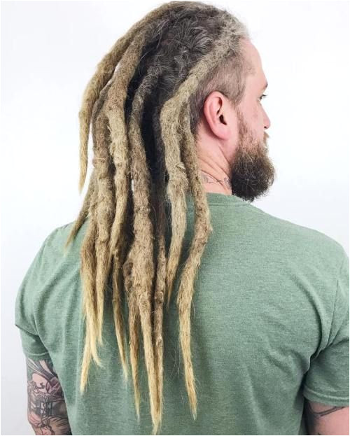 Thick Long Blonde Dreads For Men