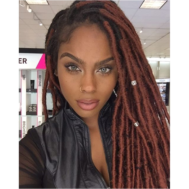 Black Beauties Ombre Faux Locs Colored Faux Locs Faux Dreads Colored Box Braids