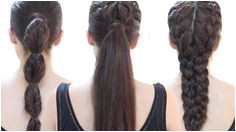 Easy quick gym hairstyles