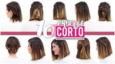 10 peinados fáciles para cabello corto o media melena