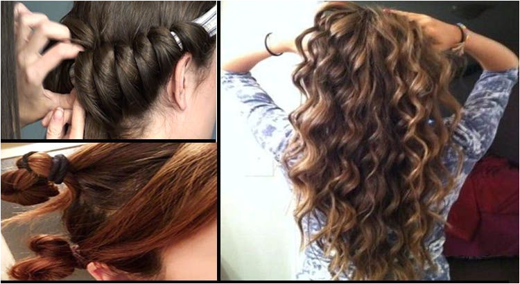 Curl your hair easily in 5 minutes without using heat or curl rollers