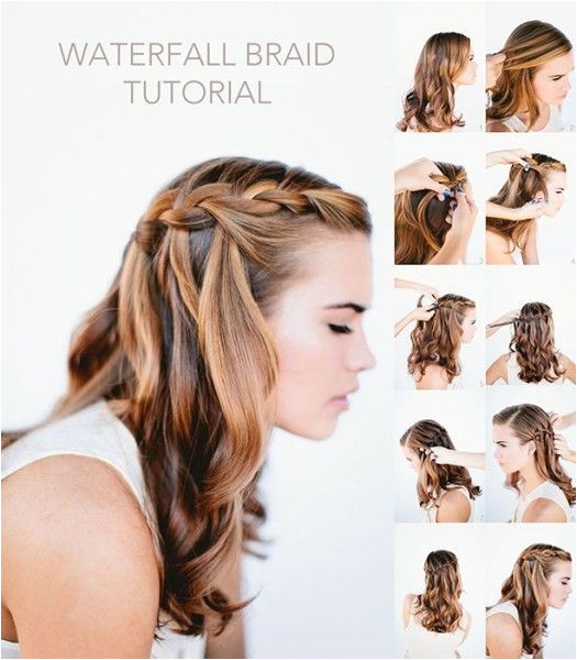 Summer Waterfall Braid Hairstyles with 18 inch hairplusbase ombre extensions Do you â¤ this hairstyles
