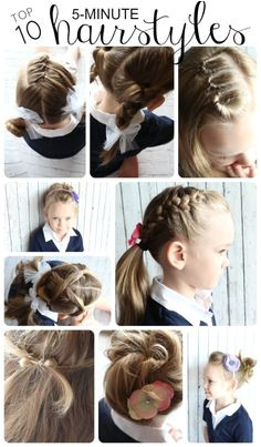 10 Easy Hairstyles for Girls