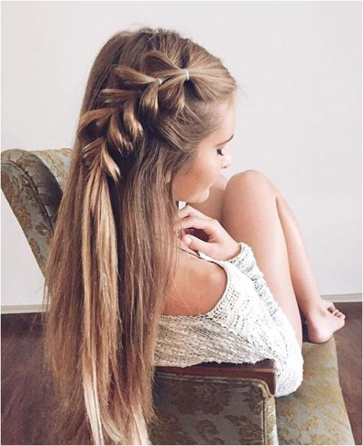 20 Gorgeous Hairstyles For Long Hair Society19 Pull through braids make such cute