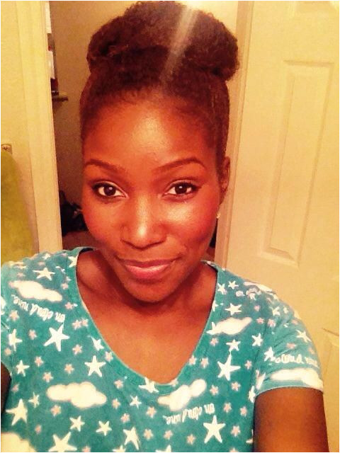 Loving my natural hair and beauty before bed silly faces Darkskin