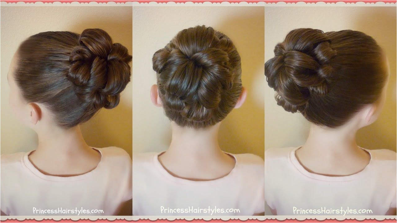Topsy Tail Bun Tutorial Quick and Easy Hairstyle For Dance