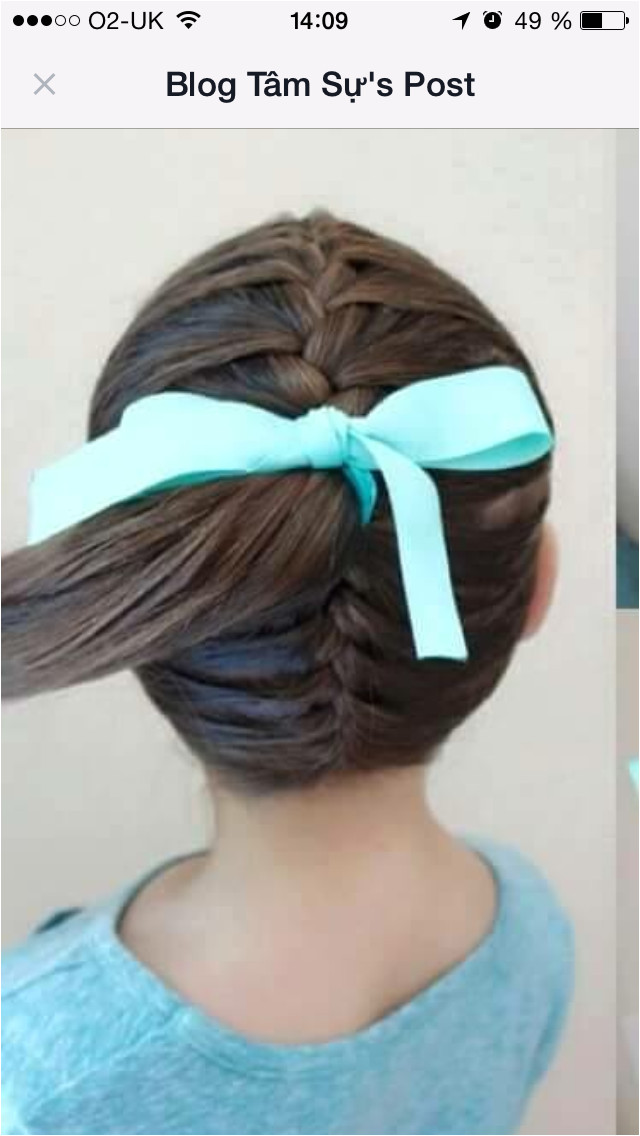 Easy Hair Ideas For School Braided above and below the ponytail