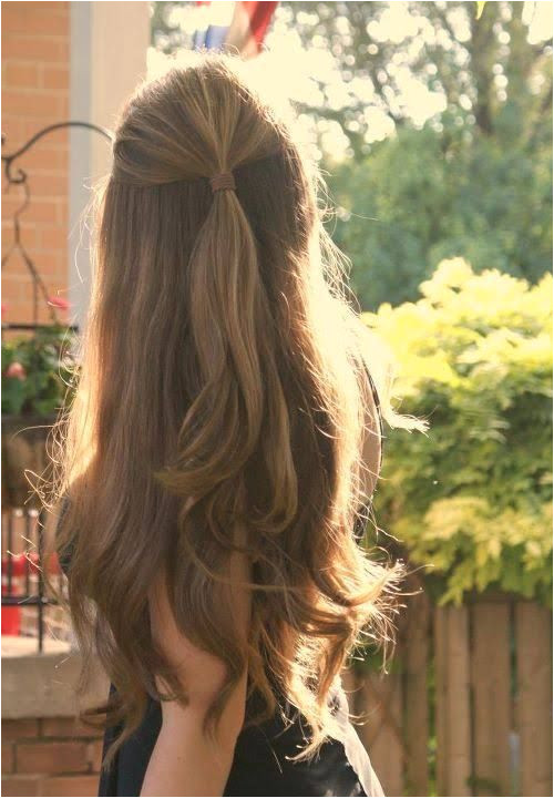 Half up Half down Hairstyles for Straight Hair