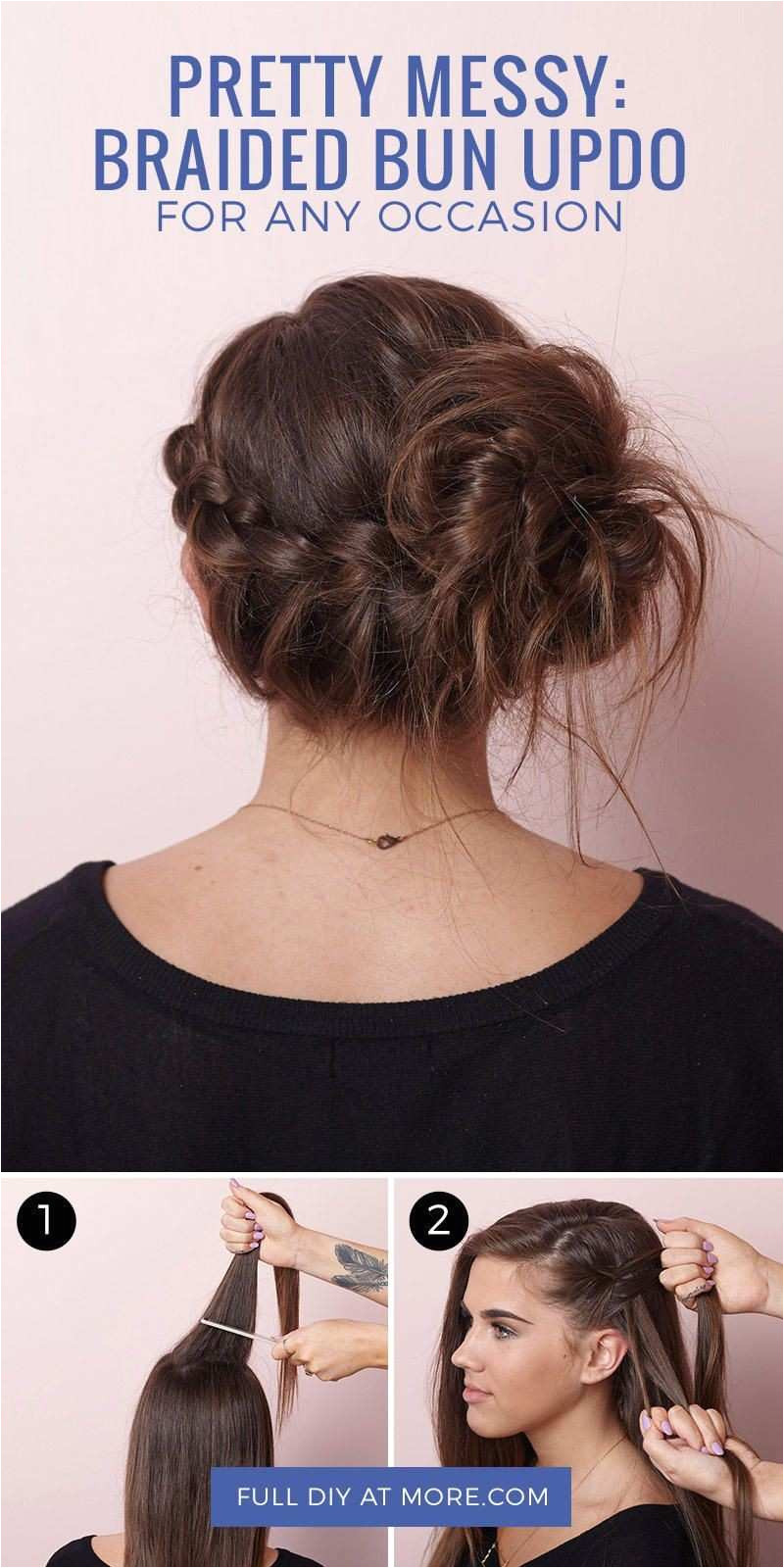 Girls Hairstyles for Parties Best Pretty Messy the Braided Bun Updo for Any Occasion