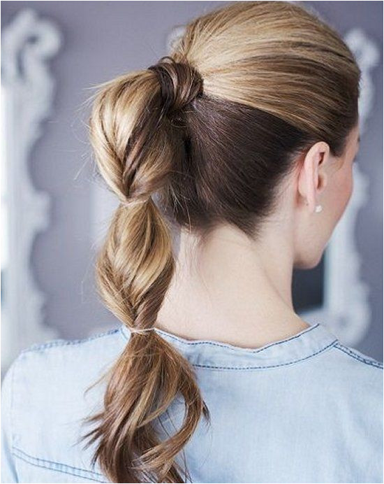 13 Easy Summer Hairstyles Your Inner Mermaid Will Love The elegant & grown up version of the topsy tail ponytail hairstyle The perfect summer do for work