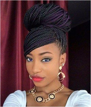 Easy to do long box braids hairstyles Ways to style your box braids Exquisite long box braid hairdo Rocking box braid hairstyle Ideas about box braid