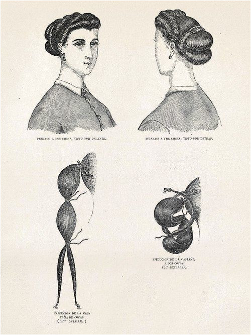 Easy victorian bun pictorial