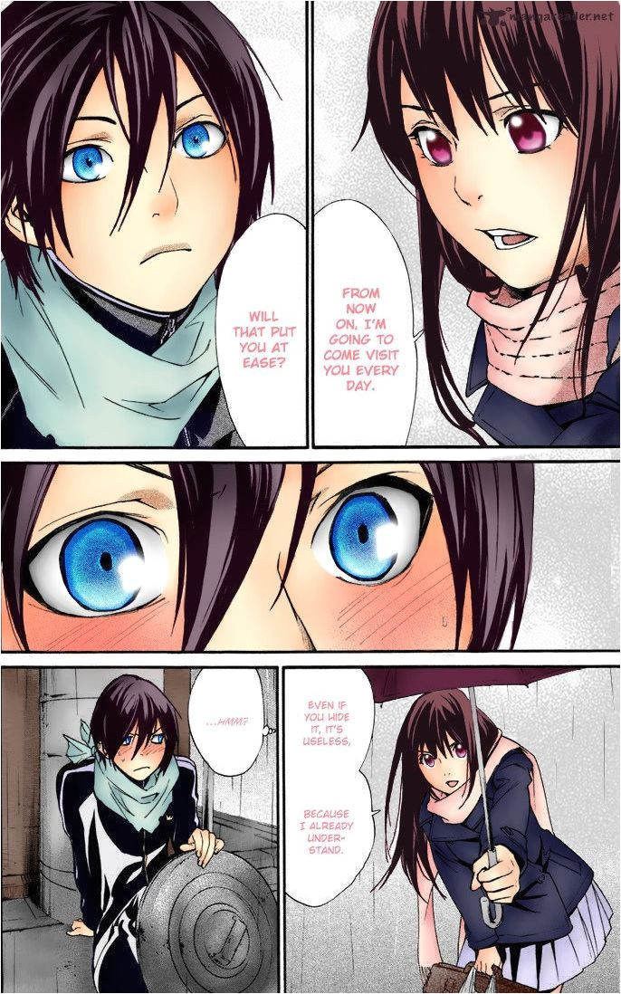 Awesome color job Yato and Hiyori manga Noragami