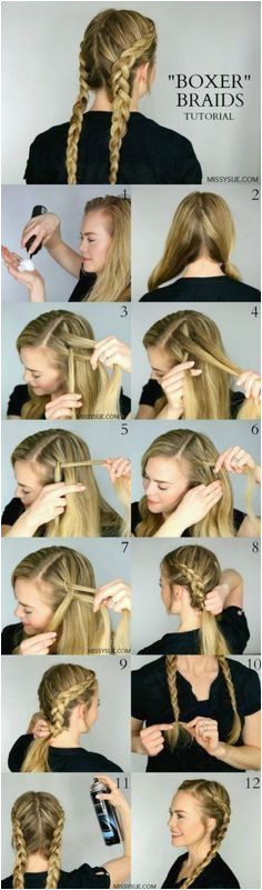 Easy School Hairstyles Sport Hairstyles Easy Hairstyles For Everyday Boxer Braids Hairstyles