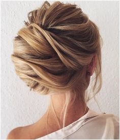 Side Messy French Twist Updo