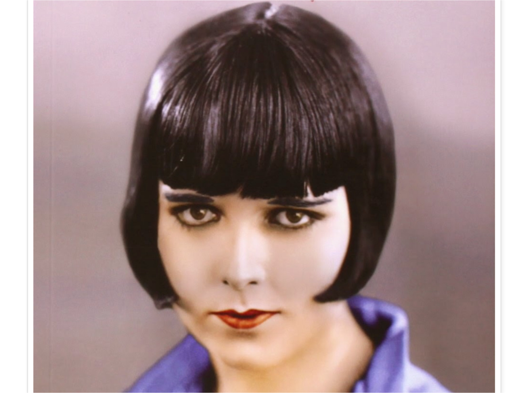 Louise Brooks color mid 1920 s Louise Brooks 1920s Mary Bellisima Flappers