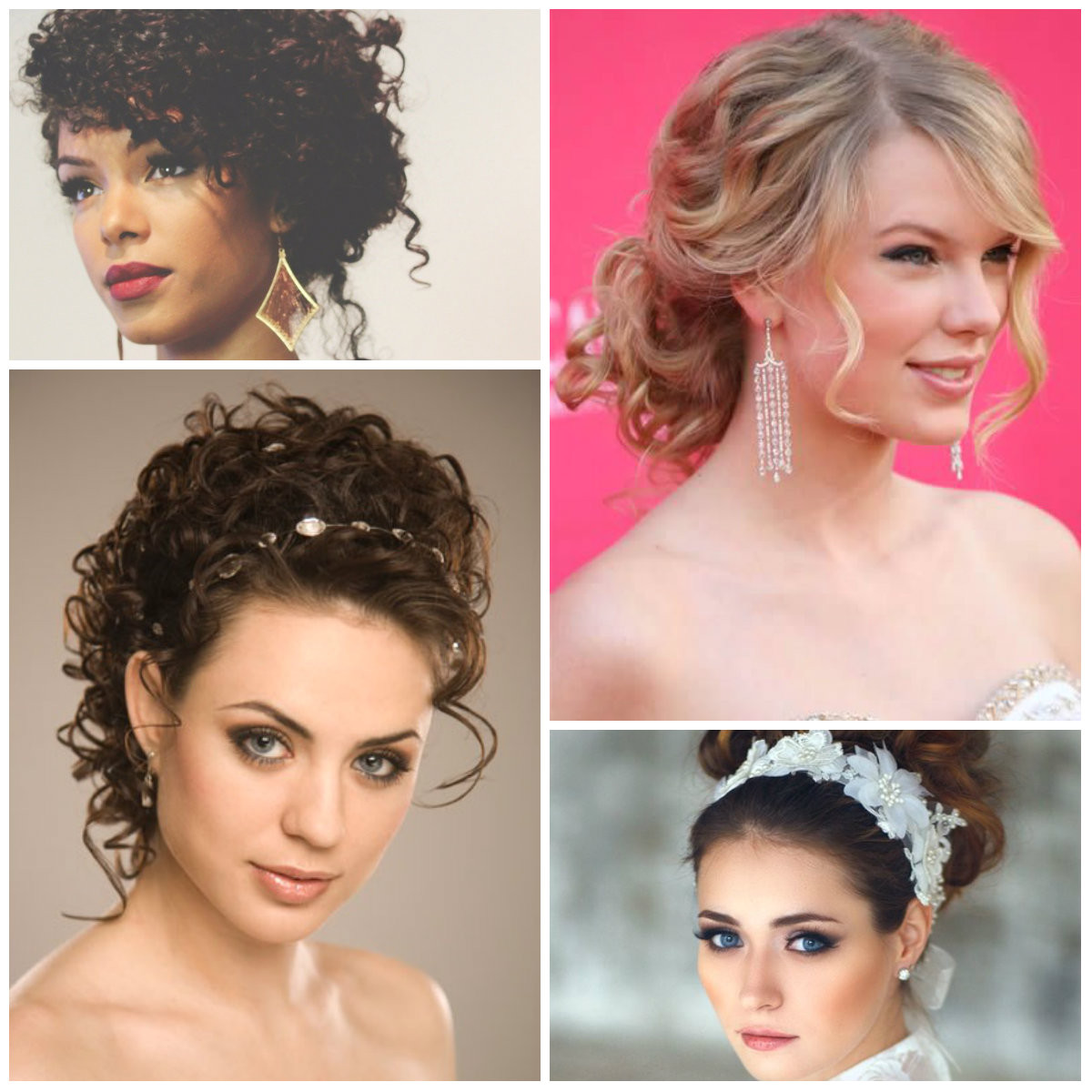Prom Updo Hairstyles for Curly Hair