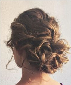 Wedding hairstyle idea Featured Hair and Makeup by Steph Curly Hair Updo Wedding