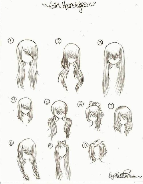 Draw hair