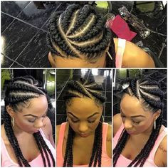 corn rows braids natural hairstyles for Gym 600