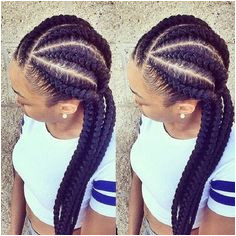 black girl gym hairstyle corn rows braids Braids For Black Women Cornrows Cornrows With Weave