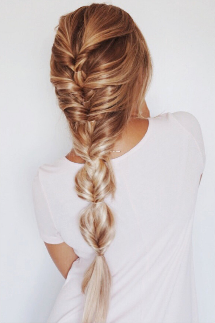 Faux Fishtail Braid Blonde Ombre Balayage Highlights Extensions Back to school hairstyles pink girly hairstyles hair goals hair inspo