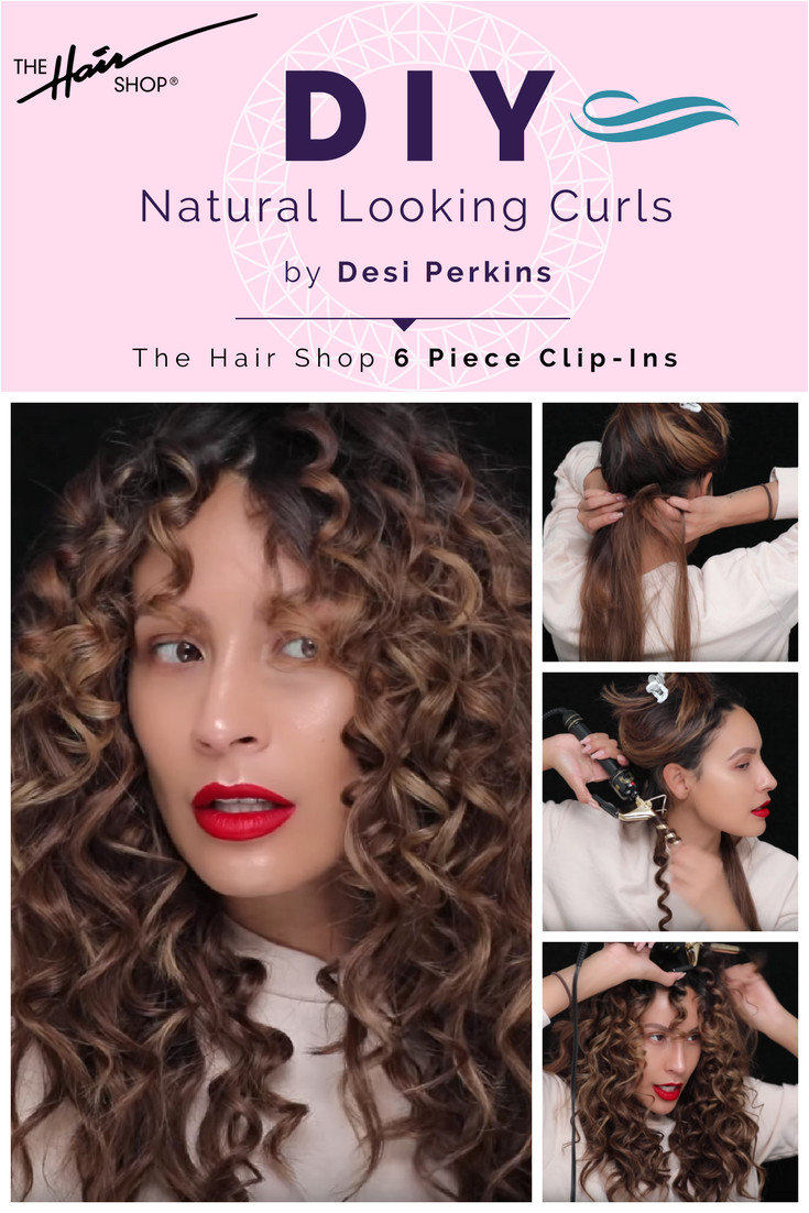 Beauty Sensation Desi Perkins shows us how to natural looking curls Watch her video