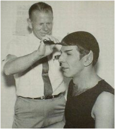 Spock ting a haircut Leonard Nimoy Kurt Cobain Science Fiction Behind The Scenes