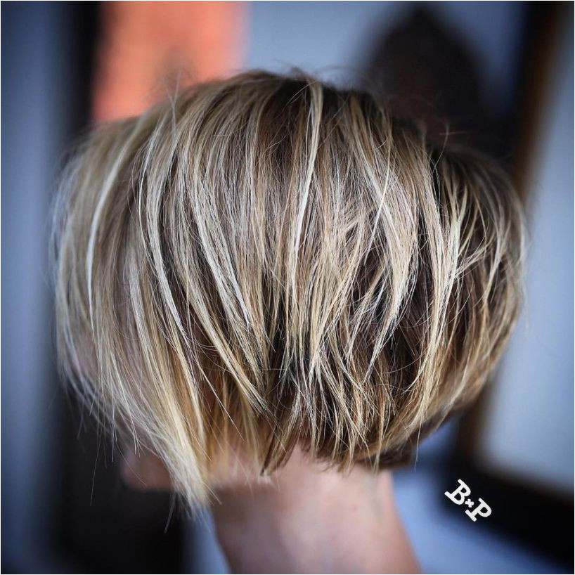 Razored Bronde Bob For Fine Hair Nape Undercut Hairstyles With Undercut Short Choppy Hairstyles