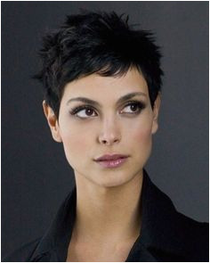 short hairstyles short haircut Morena Baccarin short skipy hairstyle could go dark again